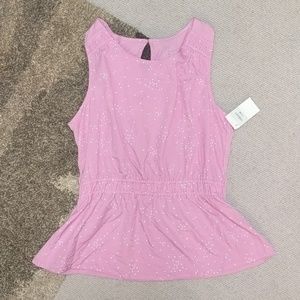 NWT A New Day Pink and White Tank Top